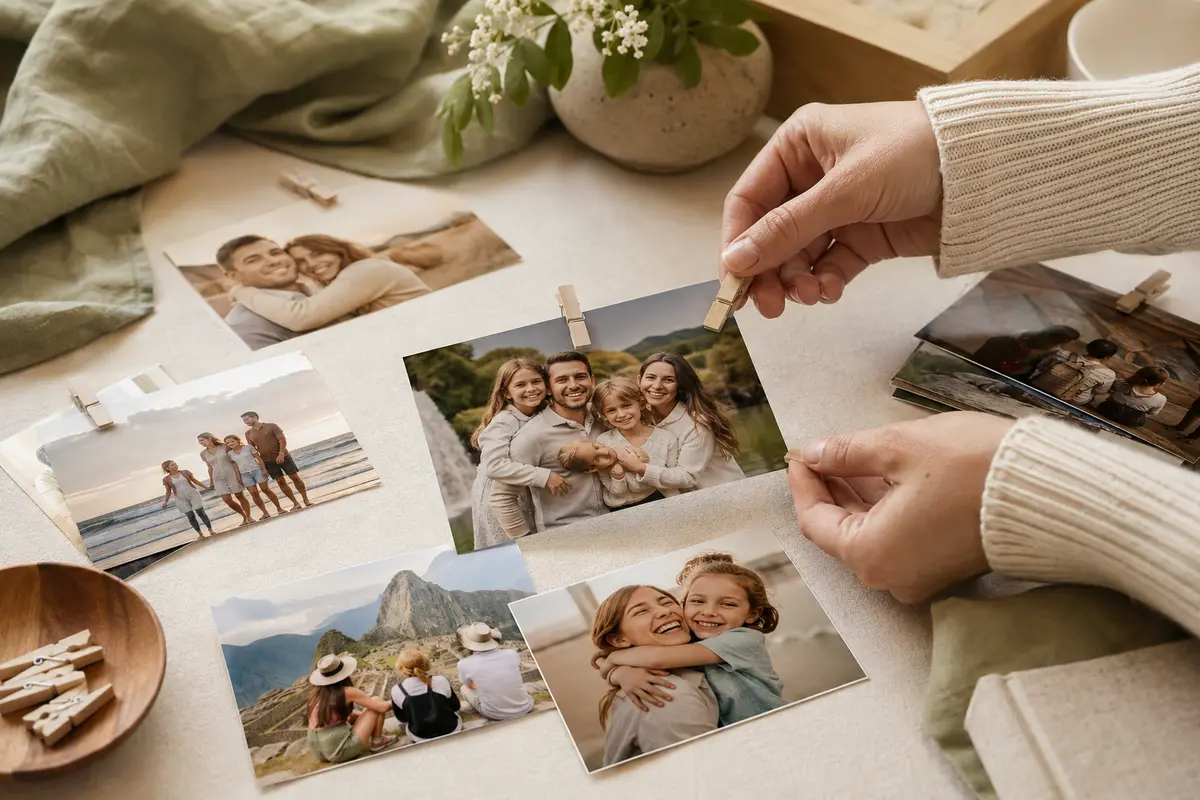 Отбор эмоциональных семейных фотографий